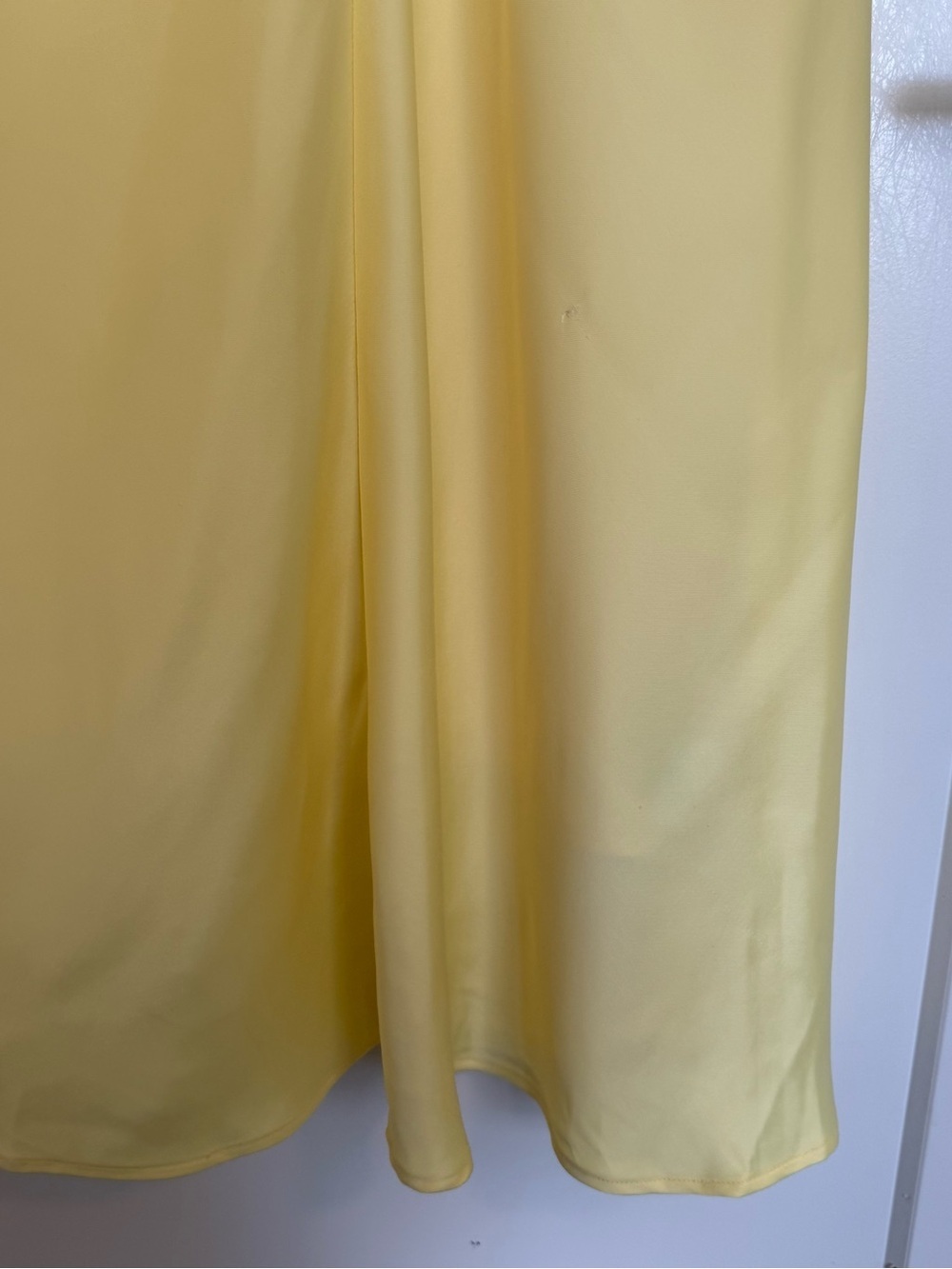 Mango Butter Yellow Flared Sleeve Dress size 8 - Picture 10 of 10